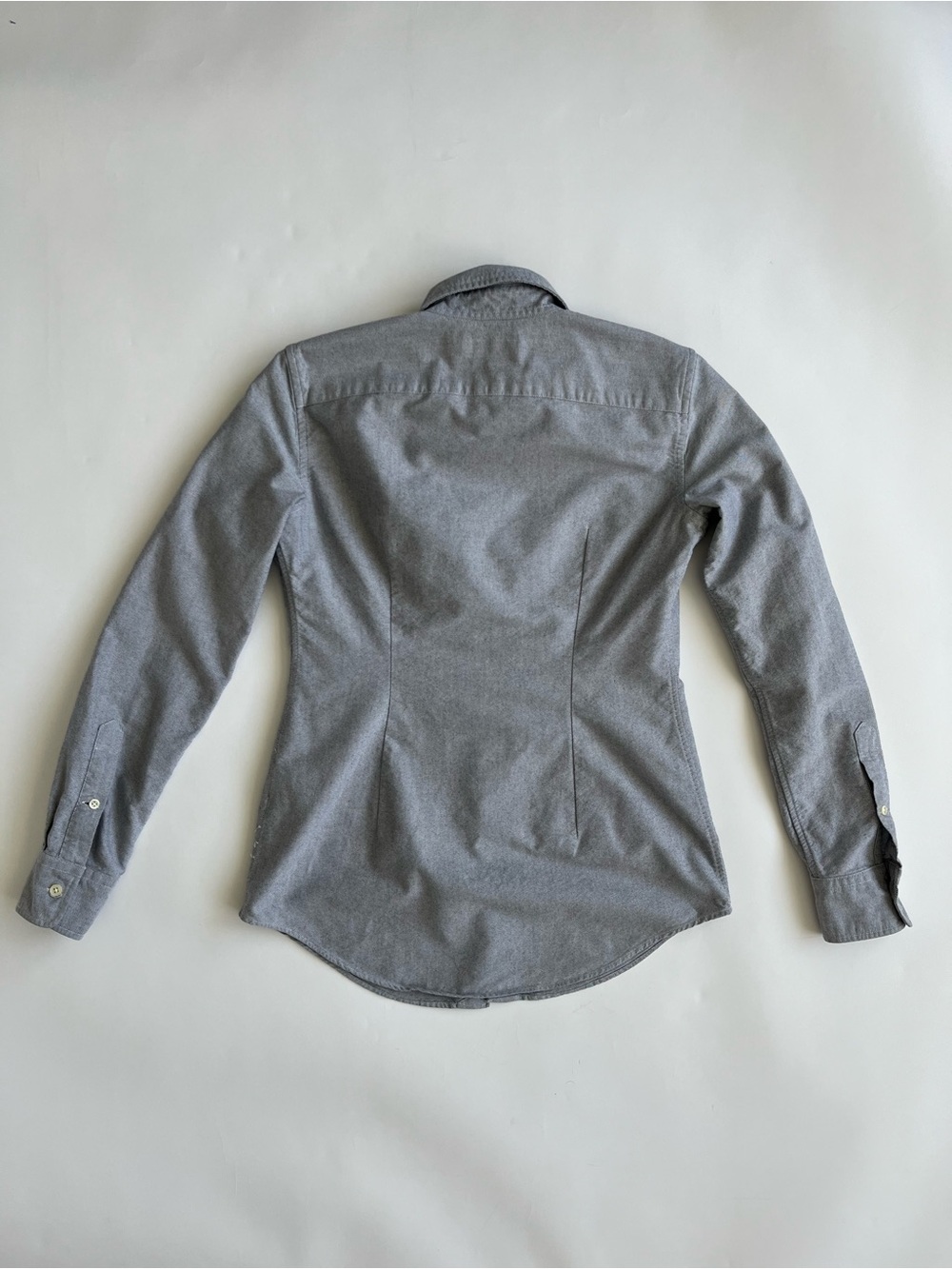 Ralph Lauren Women’s Gray Oxford Button-Down Shirt - Picture 2 of 6